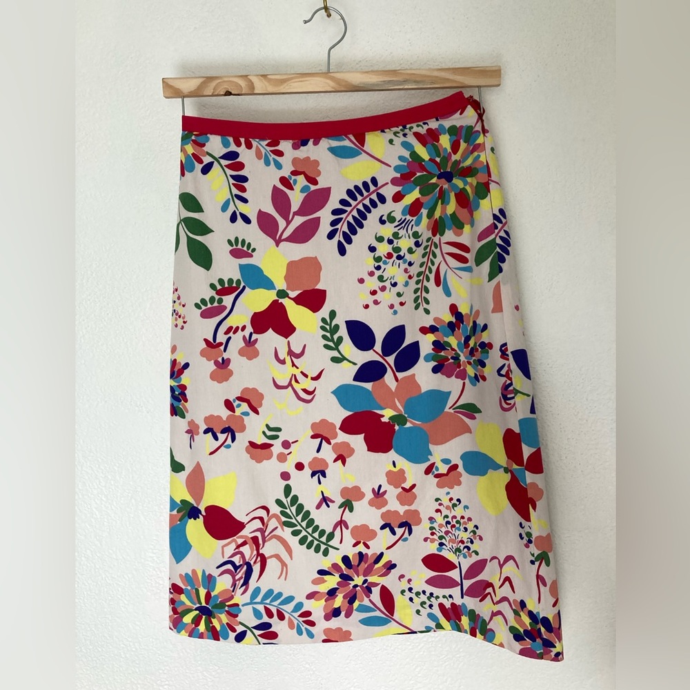 Boden A-line Fun Floral Print